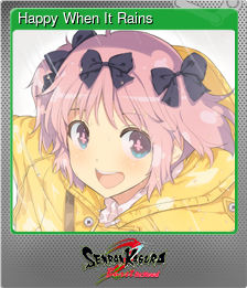 Series 1 - Card 3 of 8 - Happy When It Rains