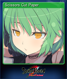 Series 1 - Card 8 of 8 - Scissors Cut Paper