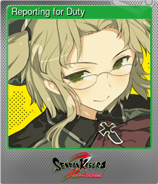 Series 1 - Card 7 of 8 - Reporting for Duty