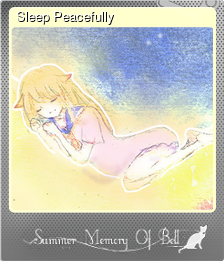 Series 1 - Card 4 of 15 - Sleep Peacefully