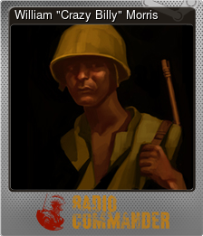 Series 1 - Card 4 of 7 - William "Crazy Billy" Morris