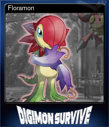 Series 1 - Card 4 of 9 - Floramon