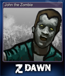 Series 1 - Card 7 of 7 - John the Zombie