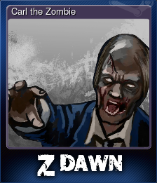 Series 1 - Card 6 of 7 - Carl the Zombie