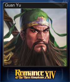 Series 1 - Card 8 of 9 - Guan Yu