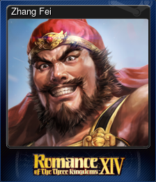 Series 1 - Card 7 of 9 - Zhang Fei