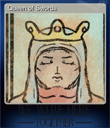 Series 1 - Card 8 of 10 - Queen of Swords