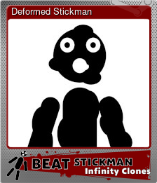 Series 1 - Card 3 of 6 - Deformed Stickman