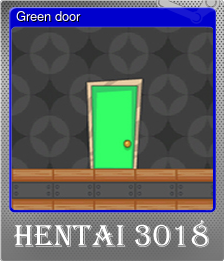 Series 1 - Card 4 of 5 - Green door
