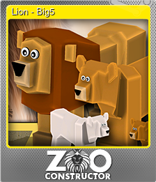 Series 1 - Card 3 of 5 - Lion - Big5