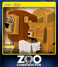 Series 1 - Card 3 of 5 - Lion - Big5