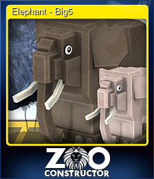 Series 1 - Card 4 of 5 - Elephant - Big5