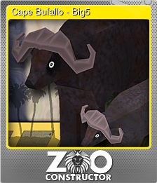 Series 1 - Card 1 of 5 - Cape Bufallo - Big5