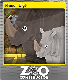 Series 1 - Card 5 of 5 - Rhino - Big5