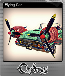 Series 1 - Card 2 of 8 - Flying Car