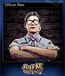 Series 1 - Card 4 of 5 - Officer Alex