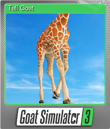 Series 1 - Card 4 of 6 - Tall Goat