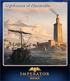 Series 1 - Card 5 of 8 - Lighthouse of Alexandria