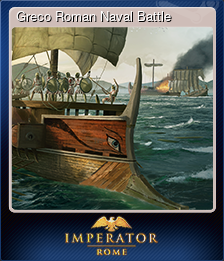 Series 1 - Card 2 of 8 - Greco Roman Naval Battle