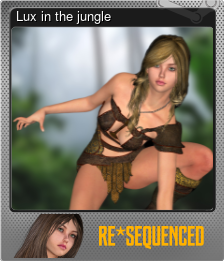 Series 1 - Card 7 of 10 - Lux in the jungle