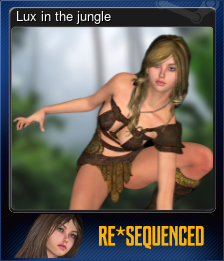 Series 1 - Card 7 of 10 - Lux in the jungle