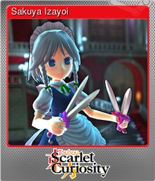 Series 1 - Card 3 of 8 - Sakuya Izayoi