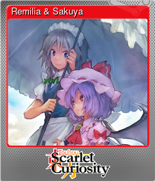 Series 1 - Card 8 of 8 - Remilia & Sakuya
