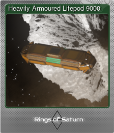 Series 1 - Card 4 of 12 - Heavily Armoured Lifepod 9000
