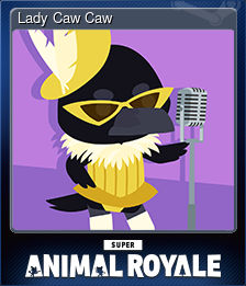 Series 1 - Card 10 of 14 - Lady Caw Caw