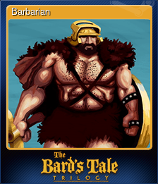 Series 1 - Card 1 of 5 - Barbarian
