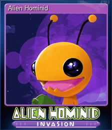 Series 1 - Card 1 of 5 - Alien Hominid