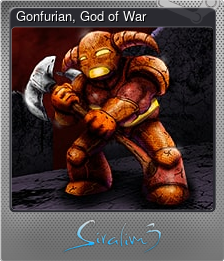 Series 1 - Card 15 of 15 - Gonfurian, God of War