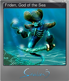 Series 1 - Card 8 of 15 - Friden, God of the Sea