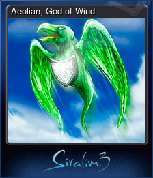 Series 1 - Card 9 of 15 - Aeolian, God of Wind