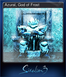 Series 1 - Card 10 of 15 - Azural, God of Frost
