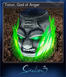 Series 1 - Card 6 of 15 - Torun, God of Anger