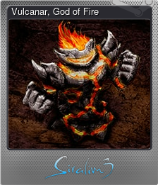Series 1 - Card 4 of 15 - Vulcanar, God of Fire