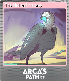 Series 1 - Card 2 of 6 - The bird and it's prey
