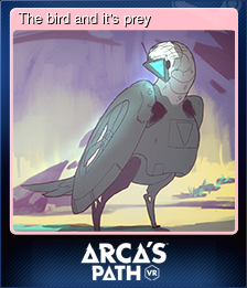 Series 1 - Card 2 of 6 - The bird and it's prey