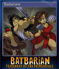 Series 1 - Card 1 of 10 - Barbarians