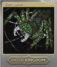 Series 1 - Card 11 of 15 - Giant Spider