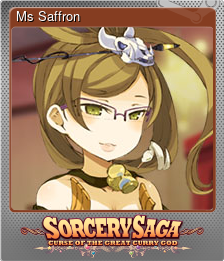 Series 1 - Card 6 of 11 - Ms Saffron