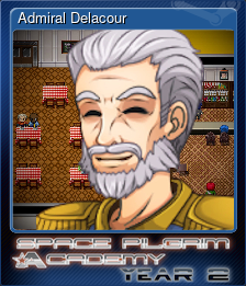 Series 1 - Card 6 of 9 - Admiral Delacour