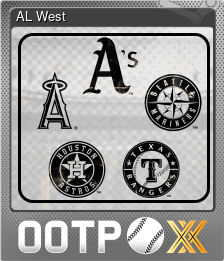 Series 1 - Card 3 of 6 - AL West