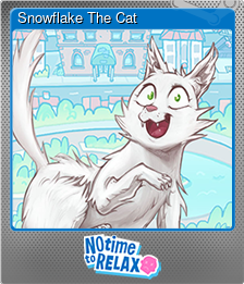 Series 1 - Card 10 of 11 - Snowflake The Cat