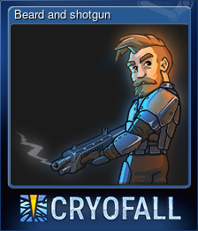 Series 1 - Card 3 of 5 - Beard and shotgun