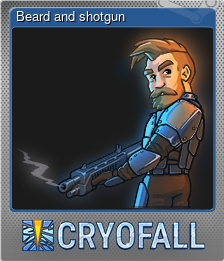 Series 1 - Card 3 of 5 - Beard and shotgun