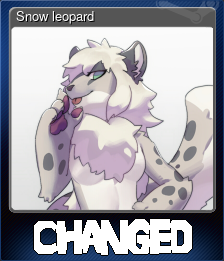 Snow leopard (Trading Card)