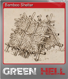 Series 1 - Card 3 of 10 - Bamboo Shelter
