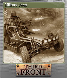 Series 1 - Card 3 of 6 - Military Jeep